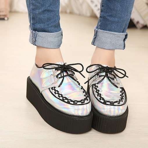VIVI HOLOGRAPHIC CREEPERS xacidaisyx
