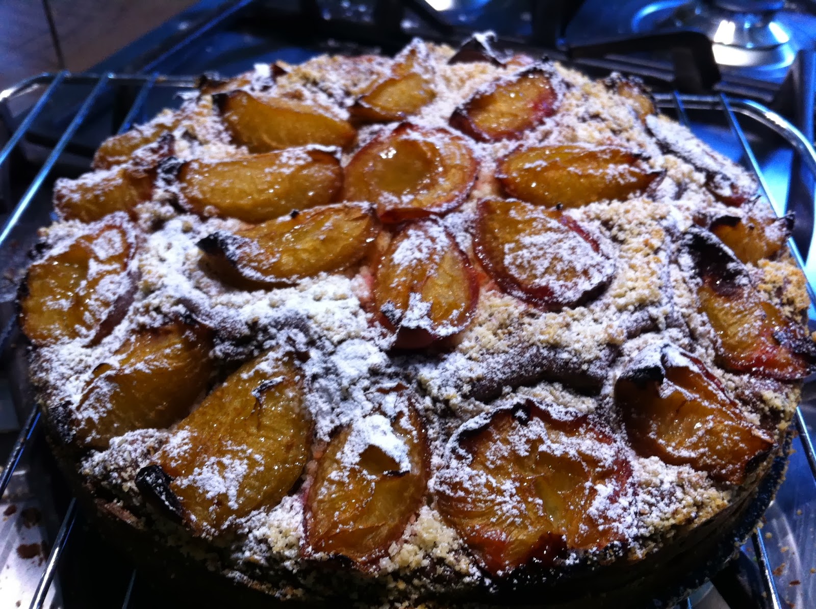 The Happy Larder Update! Chocolate plum cake with cinnamon...autumn