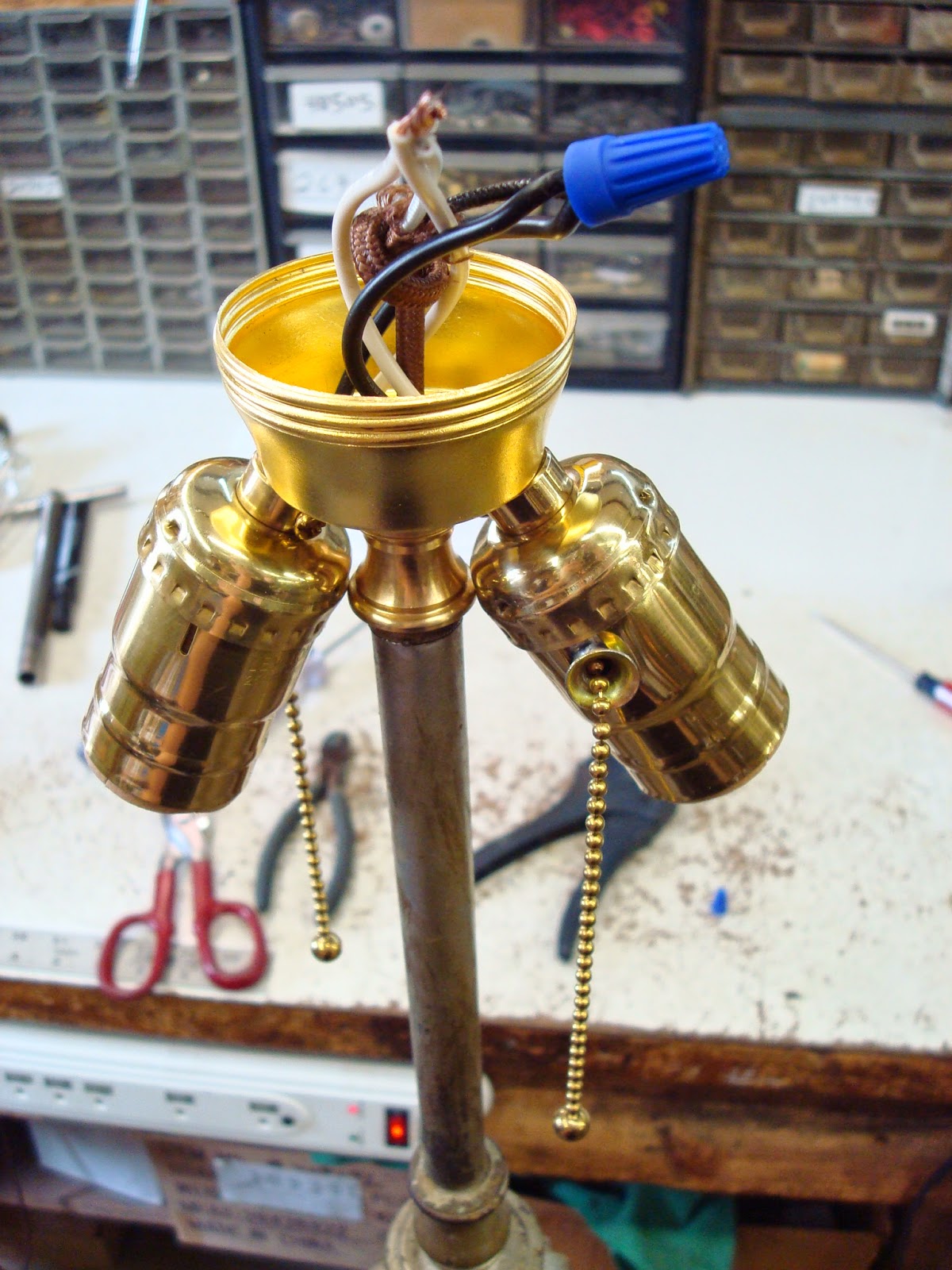 Lamp Parts and Repair Lamp Doctor Floor Lamp with Busted Socket