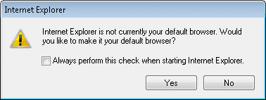 how to make internet explorer default how to make internet explorer default
