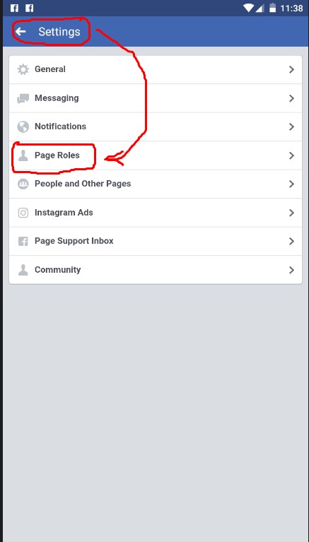 Page Roles Untuk Menambahakan Peran Pengurus Halaman Facebook.