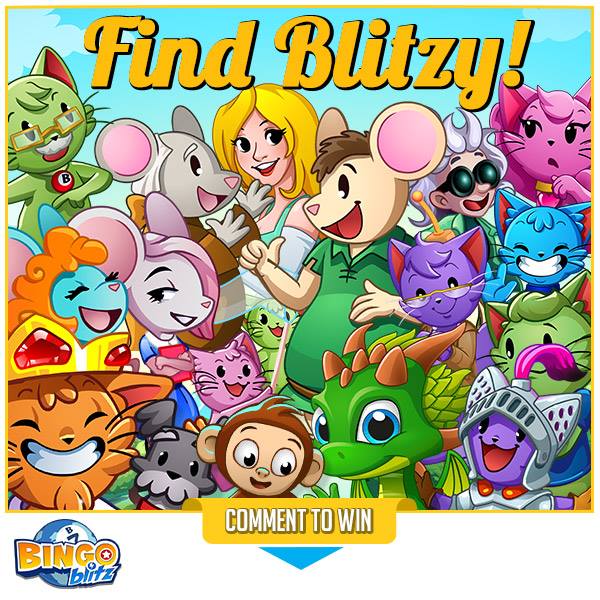 Bingo Blitz : Can you find Blitzy?! - Games Media