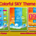 Colorful SKY Theme For Nokia 202,300,303,x3-02,c2-02,c2-03,c2-06,c3-01 Touch and Type Devices