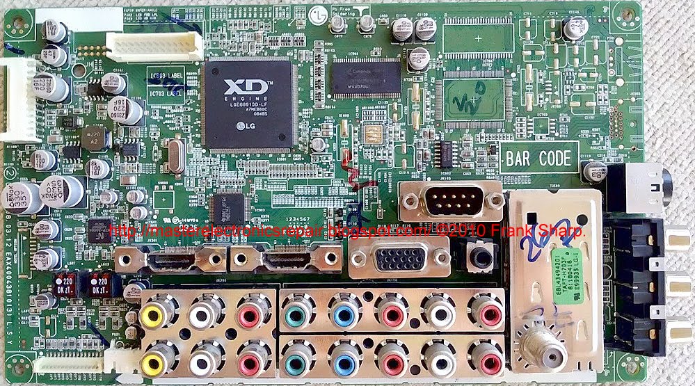 Master Electronics Repair !: REPAIR / SERVICING TV LG 32LG10R