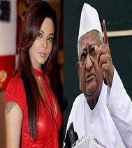 Rakhi Sawant calls Anna Hazare the 'Ram of Kalyug'
