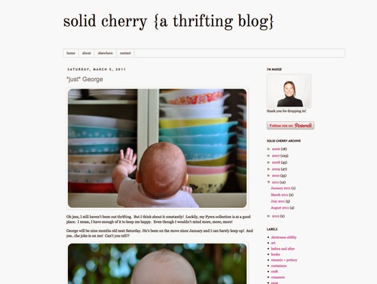 solid cherry {a thrifting blog} 