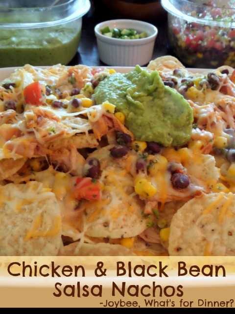 Chicken and Black Bean Salsa Nachos | Joybee, What's for ... Chicken and Black Bean Salsa Nachos | Joybee, What's for ...