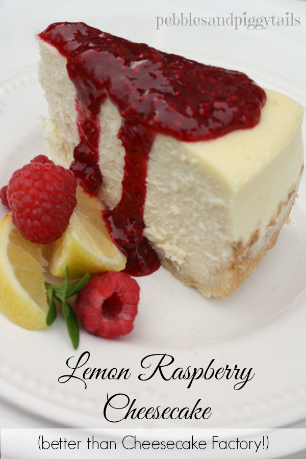Raspberry Lemon Cheesecake Recipe Tutorial Making Life Blissful