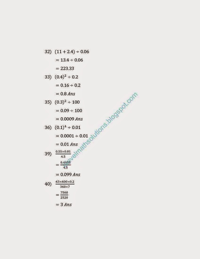General Mathematics Revision and Practice, Part-1 ~ O Level, A Level ...