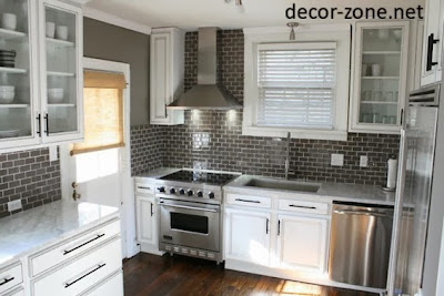 gray kitchen backsplash tile ideas
