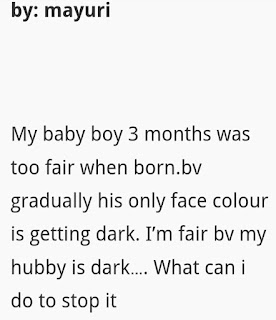 bayi 3 bulan berkulit gelap saat lahir putih