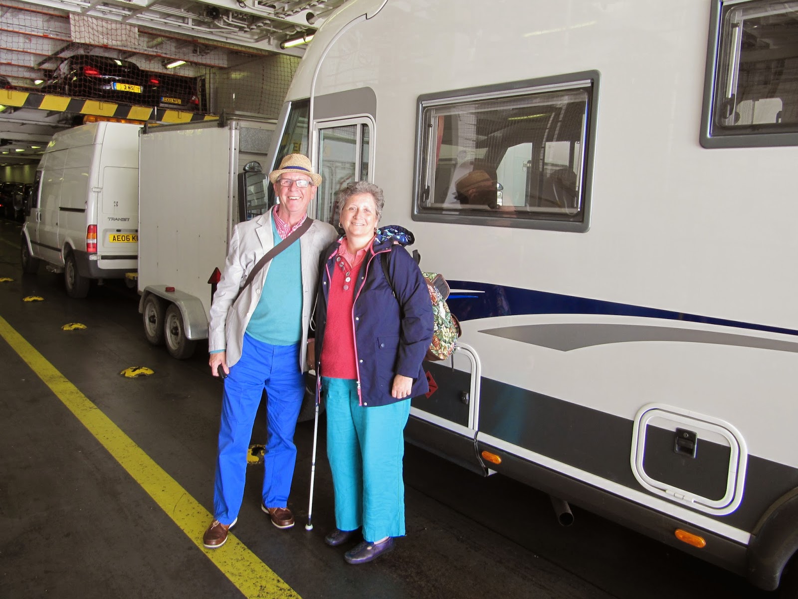 wDesigns - Adesivo per Auto, Motivo: Oma & Opa on Tour