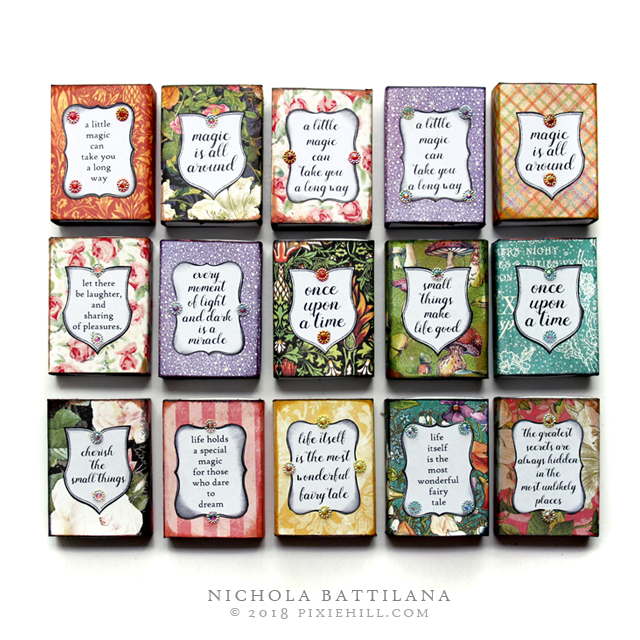 Paper fairy matchbox - Nichola Battilana