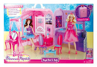 Barbie: The Princess and The Popstar Princess Playset in box