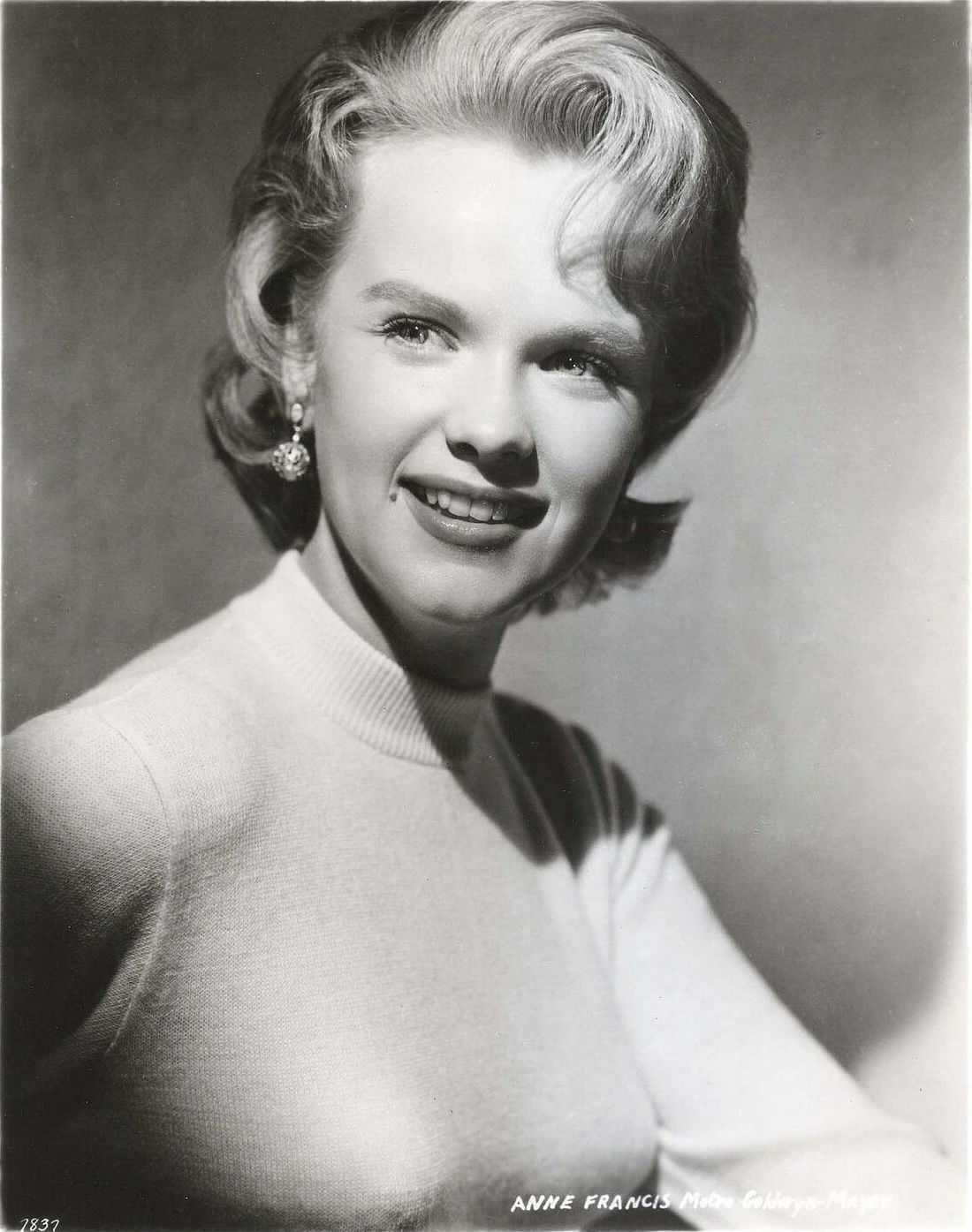 Sweater Girl: Anne Francis.