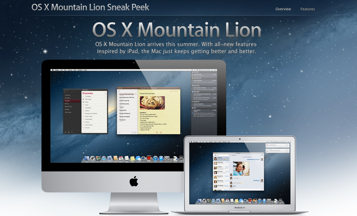 APPLE 24/7: Apple Anuncia Nuevo Sistema Operativo Mac Os X ...