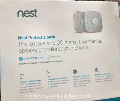 Be safe from fire or carbon monoxide in your home with the Nest Protect Battery Power Smoke and CO Alarm