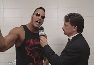 WWE / WWF - Summerslam 1999 - The Rock lays the Smackdown on Michael Cole