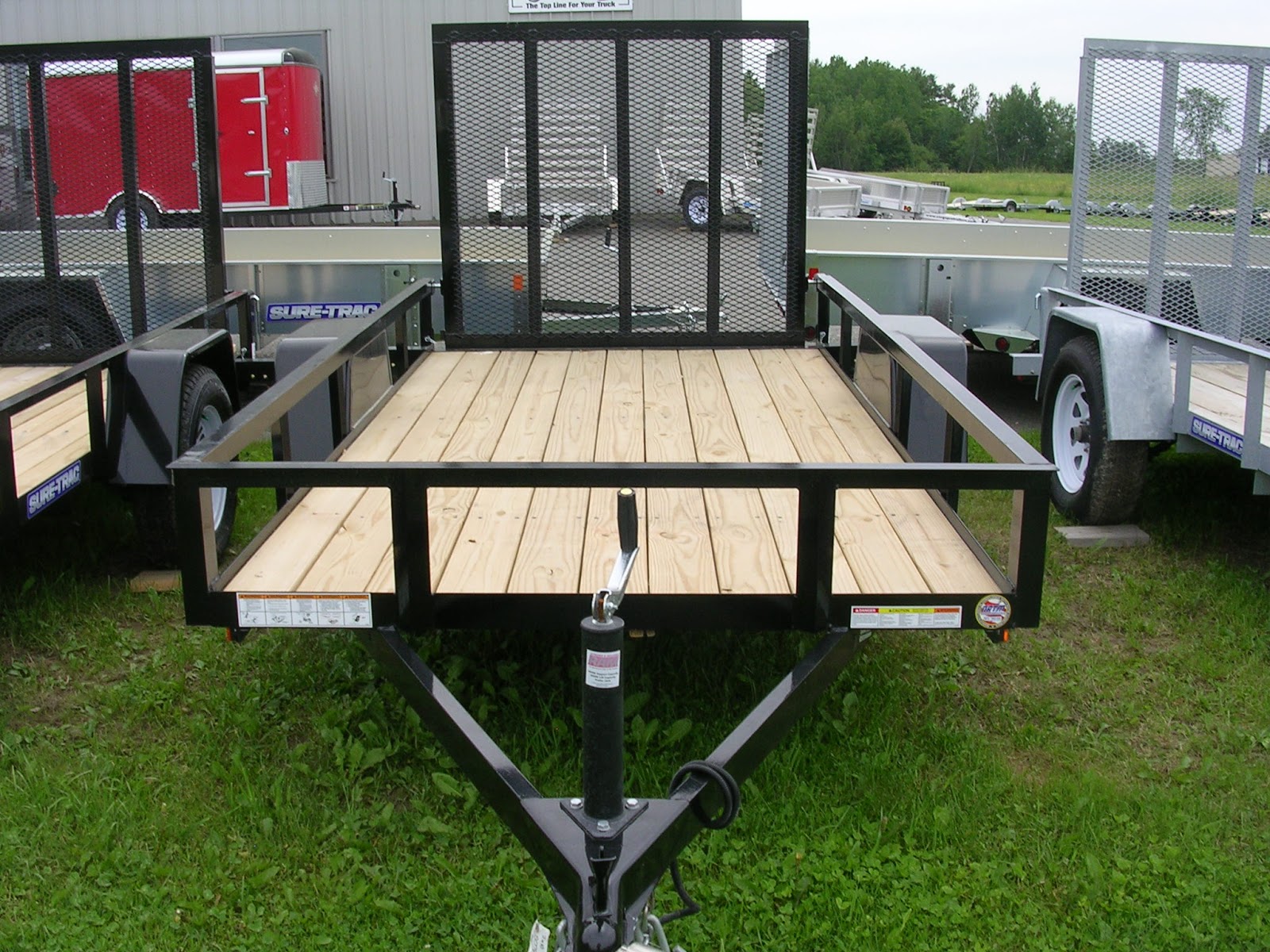 Michaud's Trailers Winslow Maine Sure Trac Single Axle Utility Trailers