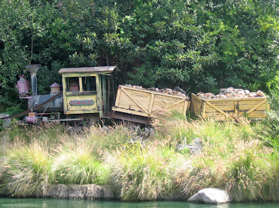 Mine Train Nature's Wonderland Tribute Disneyland Rivers wreck