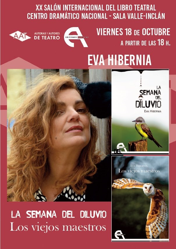 Las dos últimas publicaciones de Eva Hibernia en el Salón del Libro Teatral