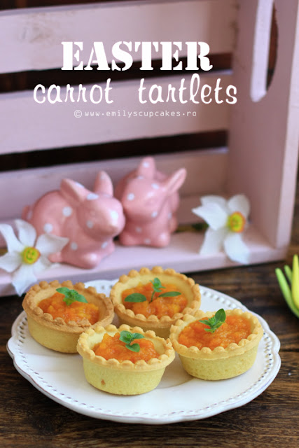 Easter carrot tartlets - tarta cu morcov
