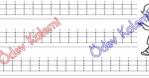 i sesi yazma dik temel harfler 1. grup harfler 1. sinif - Ödev Kalemi