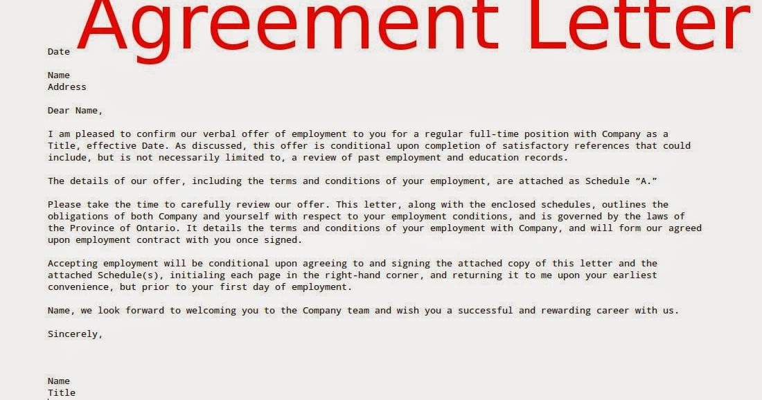 How To Write Employment Contract
