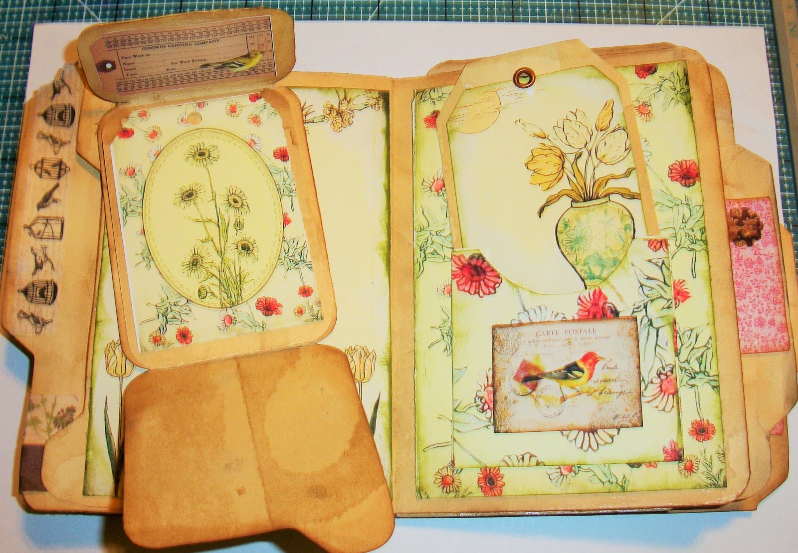 For the Love of Cardmaking: File Folder Junk Journal Album Continuation....