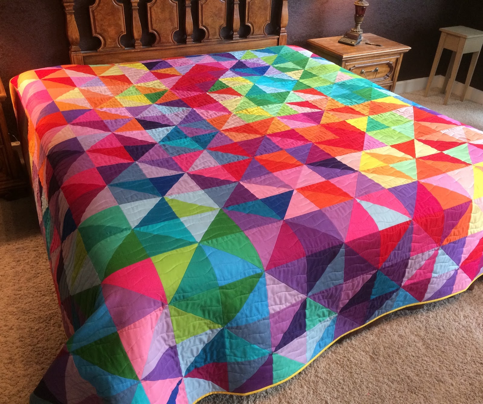 The Fleming's Nine King Size Postcard Quilt