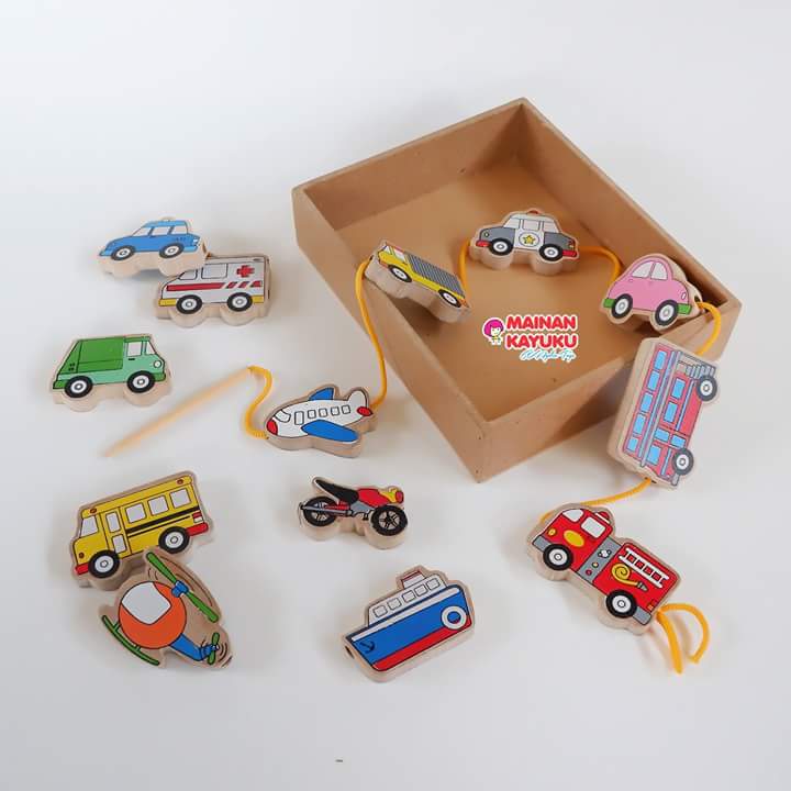 Meronce Transportasi Montessori TK - SEBUTIK EDUTOYS