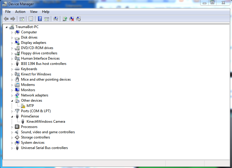 Eye-Tracking System: Sample of Kinect Calibration in C++ - (1)