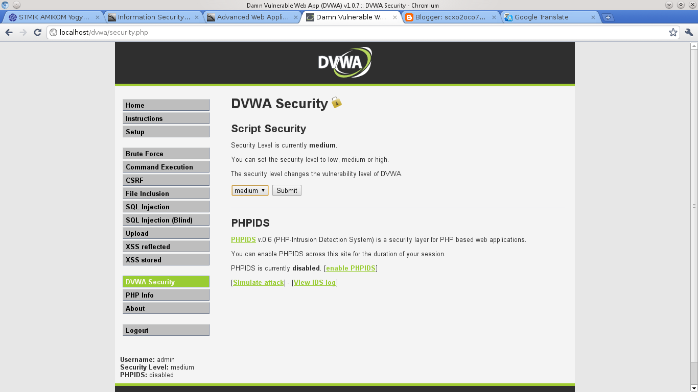 1 list php. Web vulnerability. Damn vulnerable web application. Security Level 3. Damn vulnerable web application (DVWA) как выглядит.
