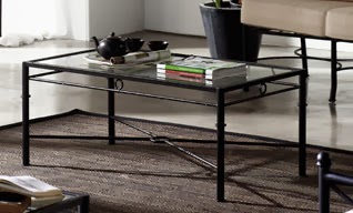 mesa sofa, mesa baja, mesa de centro, mesa forja