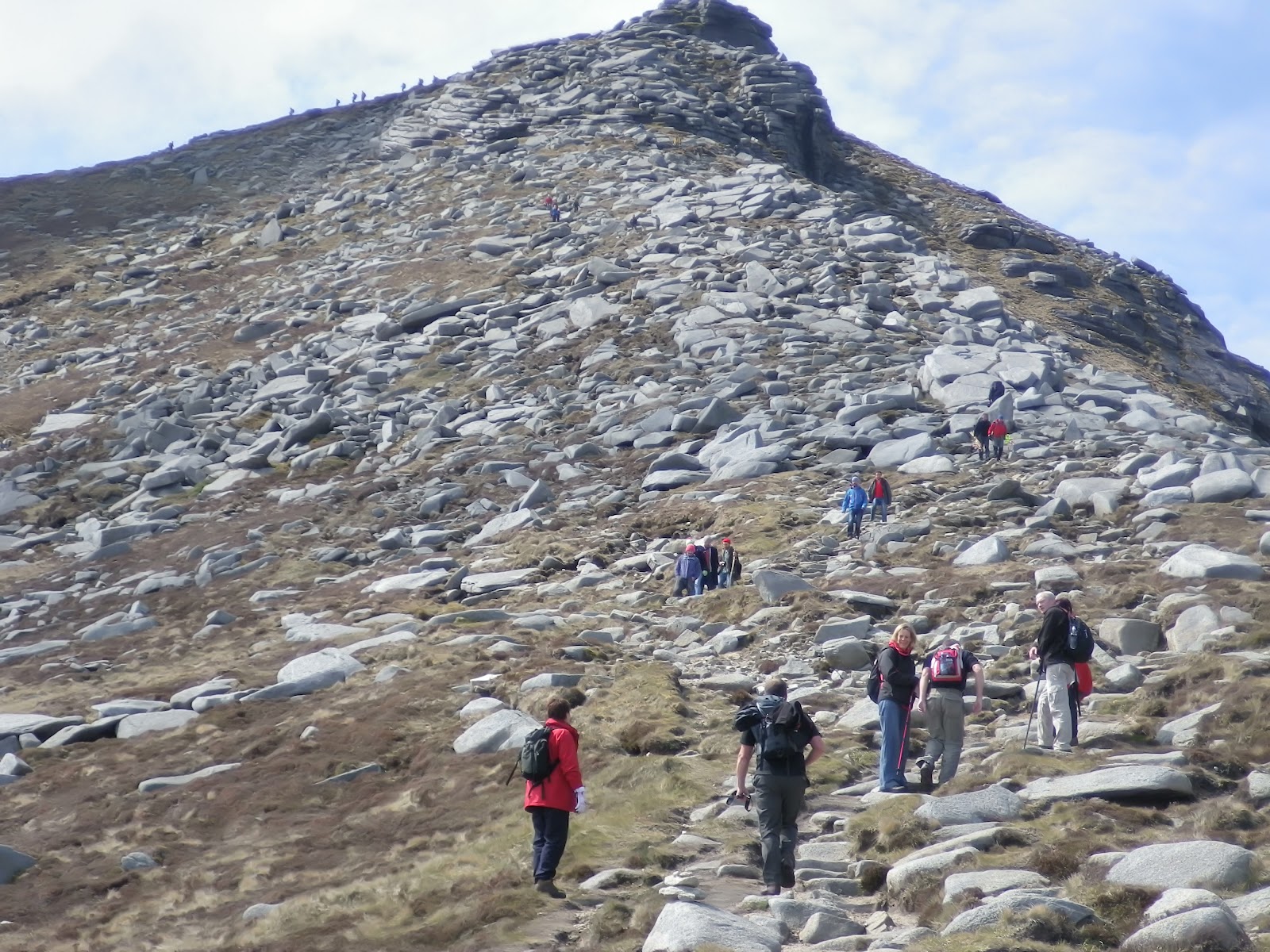 West Highland Way 2012 Goatfell Arran from Brodick Castle 19th May 2012