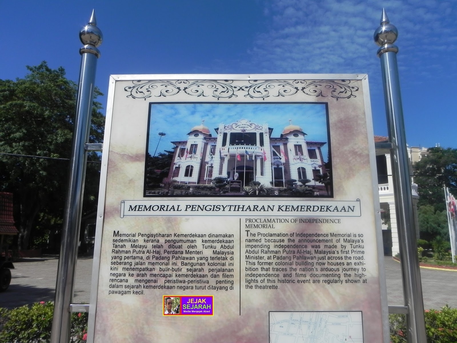 Jejak Sejarah Memorial Pengisytiharan Kemerdekaan Melaka