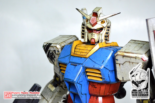 MEGA SIZE 1/48 RX-78-2 GUNDAM Custom Paint by Putra Shining