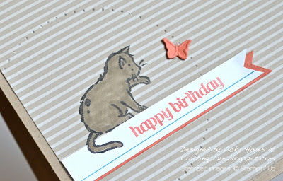 The cat from Storybook Friends by Stampin' Up
