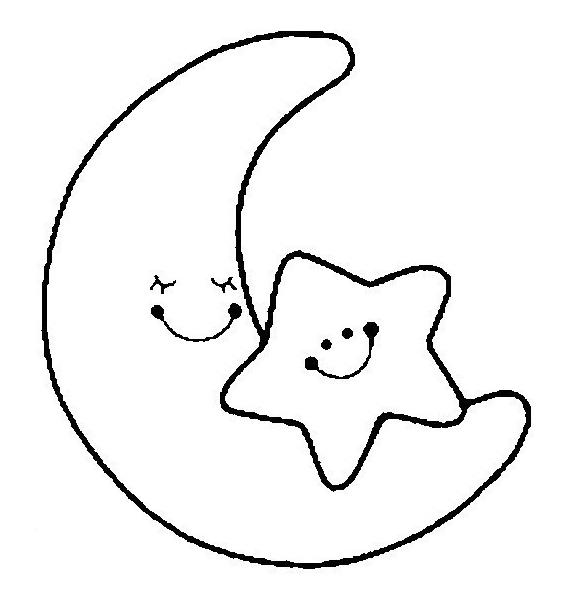 Dibujos para colorear LUNA