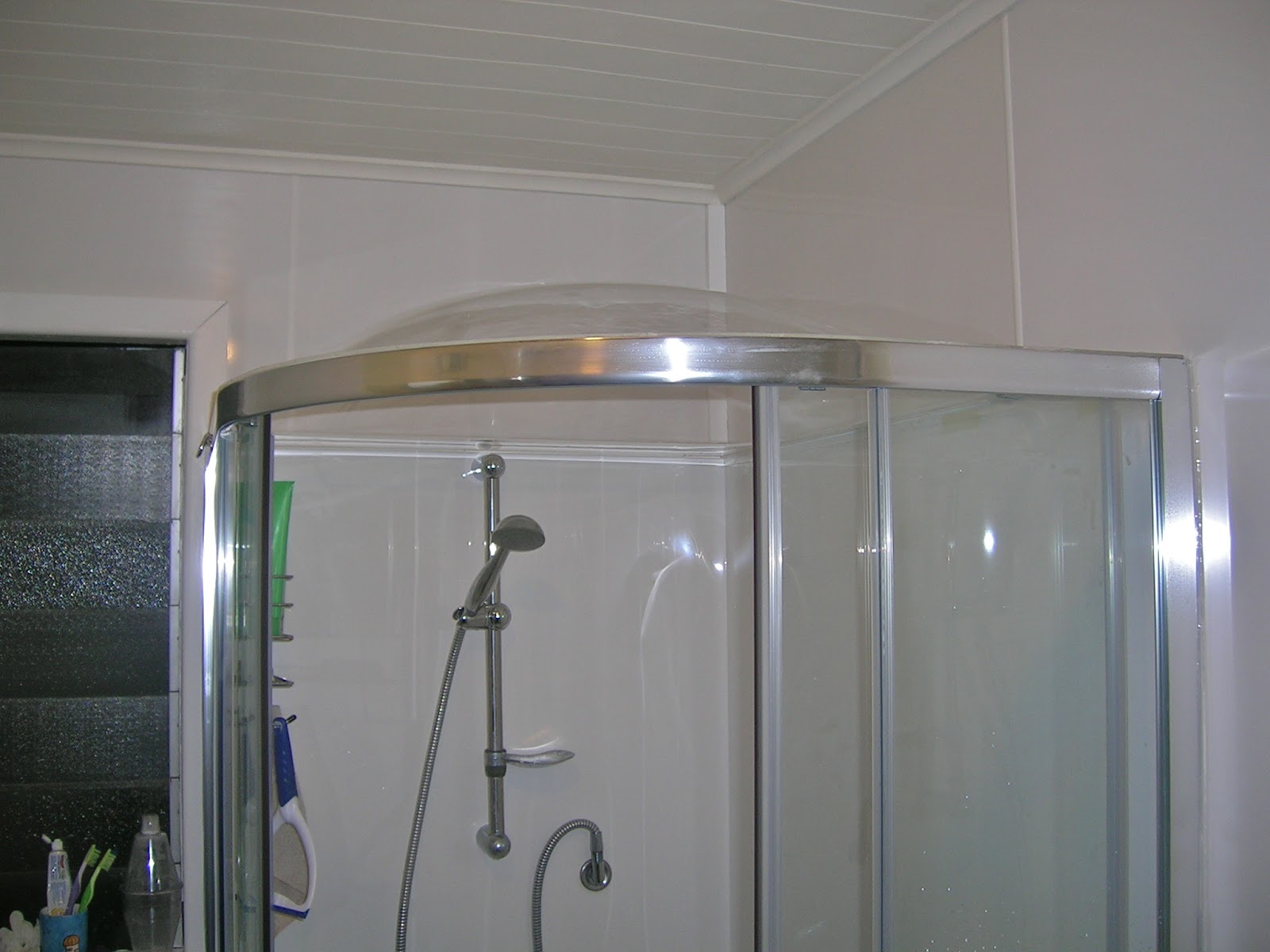 JC's helper A shower dome and a quote.