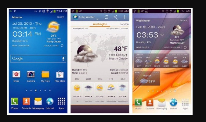 Widget Prakiraan Cuaca - Android Weather And Clock Widget Widget Prakiraan Cuaca - Android Weather And Clock Widget