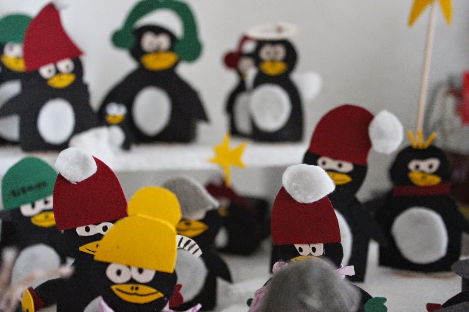 Pinguin Adventskalender Zum Selbstbefüllen - 24 Bezaubernde Kraftpapiertüten Für Persönliche Weihnachtsüberraschungen