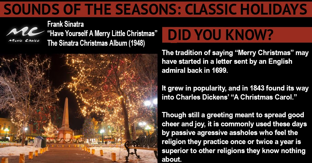 Things Your Mother Never Told You Music Choice Sounds of the Season