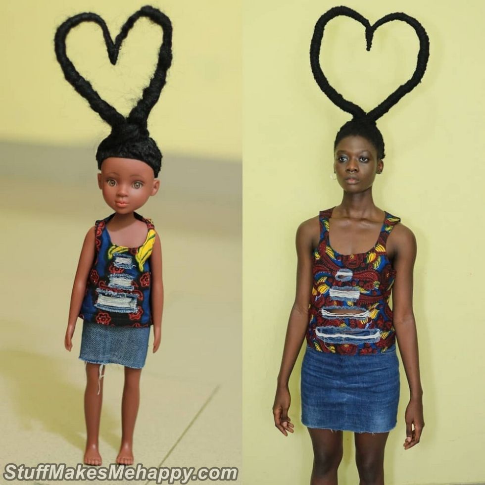 Crazy Hairstyles by African Artist Laetitia Ky