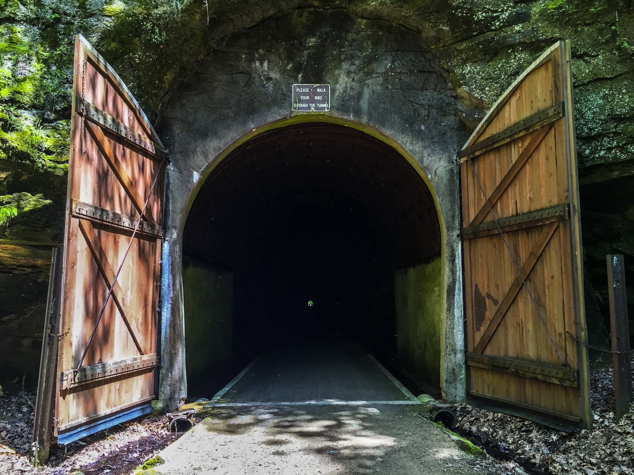 Tunnel 1 on the Elroy Sparta Bike Trail