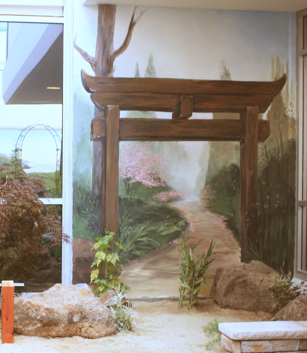 Raette's Blog Zen Garden Mural