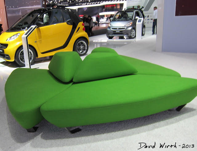 art deco couch, green couch, auto show, cars, rounded, 3 piece
