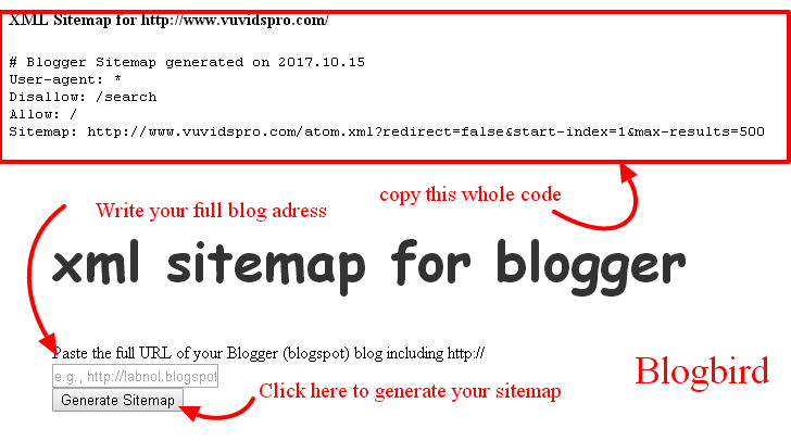 how to add blogger site map to all search engins blog fowl XML Sitemap Validator click generate site map and this tools will generate site map for you blogger sitemap generate xml sitemaps for