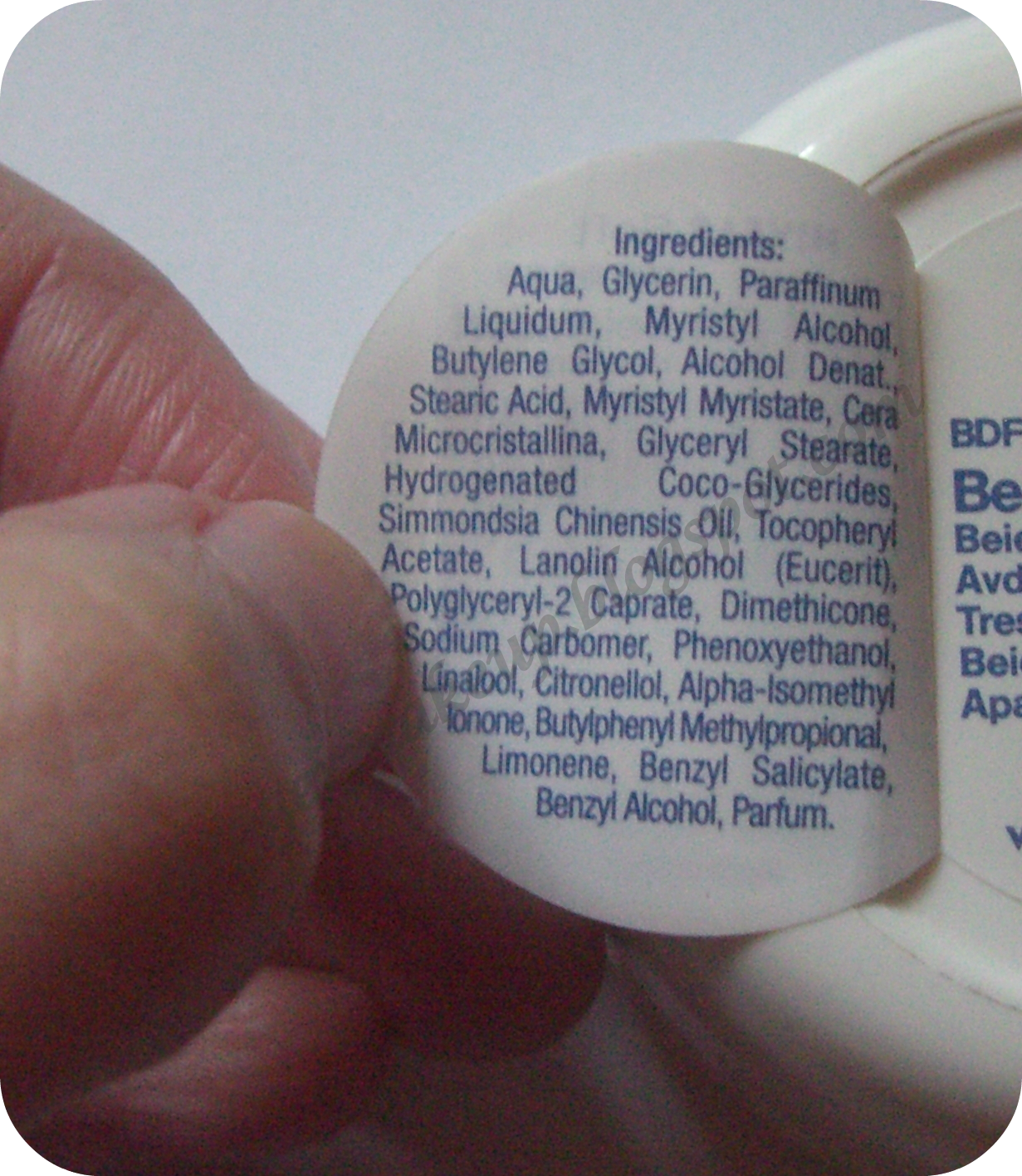 ingredientes de nivea sun