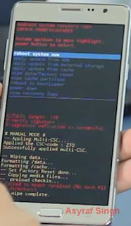 Reboot system now - Hard Reset Samsung Galaxy ON7 SM-G600 AND ON5 SM-G550
